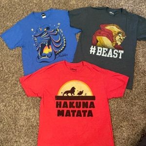 Lot of 3 Disney Shirts